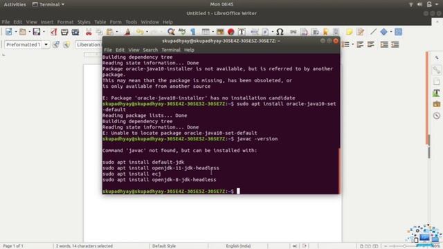 How to install Java (the default JDK) on Ubuntu смотреть онлайн