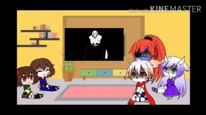 °Реакция персонажей андертейл на песню санса я сильнея чем ты°Gacha Club°