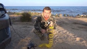 Пробую качать лодку авто компрессором. Смогу? Нет...