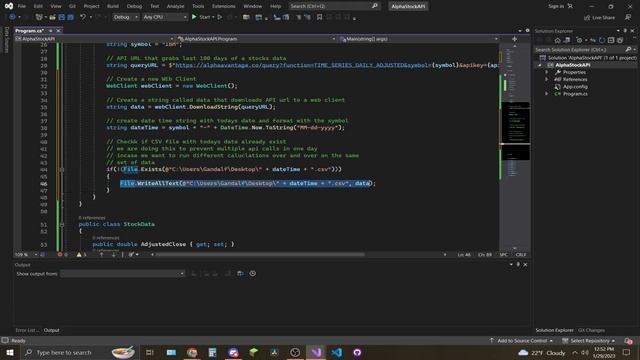 Fetch Stock Data with C# AlphaVantage API - I will show you how to get stock data from an API. смотреть онлайн