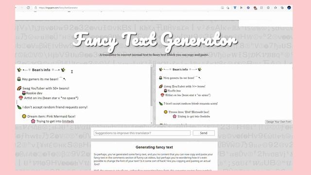 How to use aestetic fonts in your Roblox profile *easy* ? [tutorial by beanstarx] смотреть онлайн
