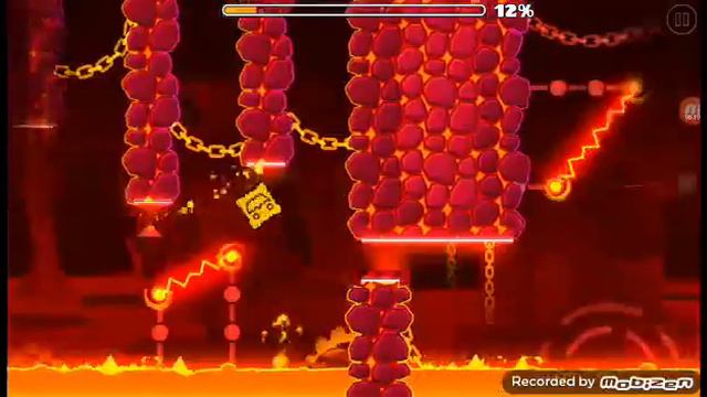 Проходим 21 уровень в geometry dash! (БОМБЕЖКА - ON) смотреть онлайн