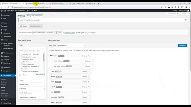 Clever Mega Menu for Elementor: How To Create Vertical Menu смотреть онлайн