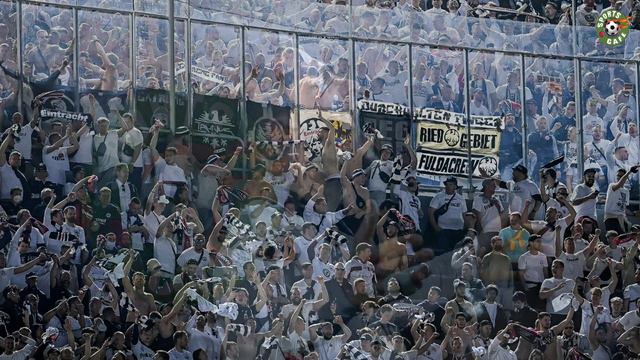 Barcelona Supporters Leave Camp Nou As Eintracht Frankfurt Fans Take Over Stadium