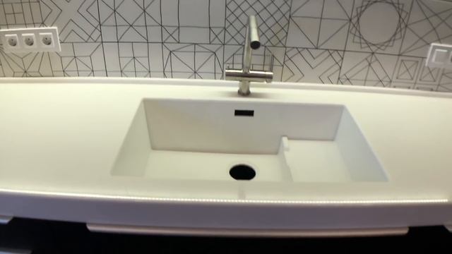 Черная КУХНЯ  FENIX + Остров. Обзор № 73.