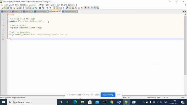 Tutorial Autoloading Step 2 смотреть онлайн