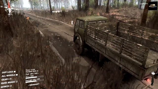 Spintires Chernobyl DLC - Exploring the Map Part 3 смотреть онлайн
