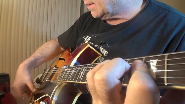 Gibson 1968 Barney Kessel Custom - Jazz In F - Travis picking in E - 2 1 2016 смотреть онлайн