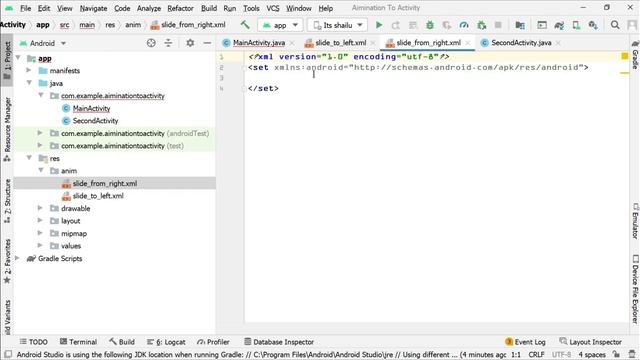 Android Studio Tutorial | Animation in Two Activities смотреть онлайн