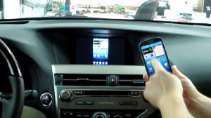 Перенос картинки и звука с смартфона на штатный монитор Lexus RX350 2010+