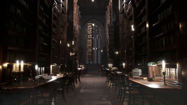 Hogwarts Library Ambience | POMODORO Study Session 25/5 | Focus, Relax & Study смотреть онлайн