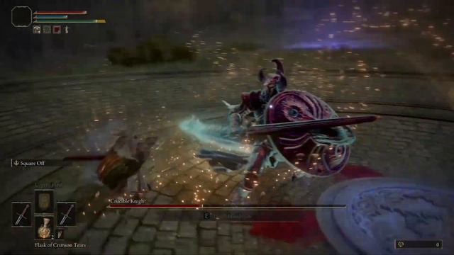 Crucible Knight - Elden Ring - Warrior - Near Starter Gear - Fighting Offensively смотреть онлайн