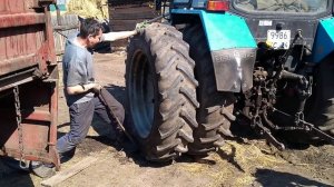 Установка спарок на мтз-82