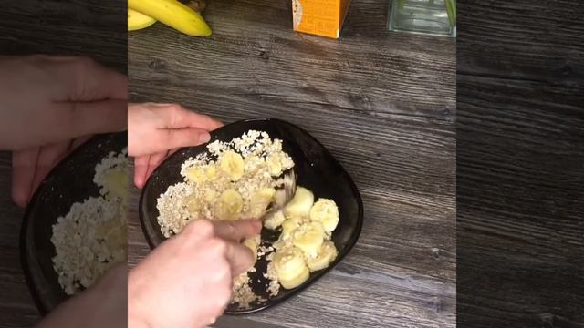 Овсяные оладьи из банана!))) смотреть онлайн
