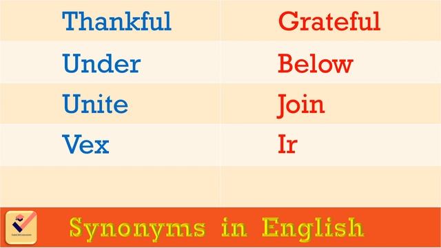 Synonyms : 230+ Important words in English | Similar words | English Vocabulary for English Speakin смотреть онлайн