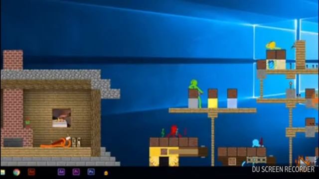 Стикмены в майнкрафте смотреть онлайн