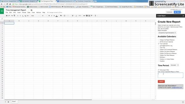 Google Calendar Time Tracker with Time Sheet смотреть онлайн