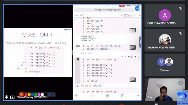 The Joy of Computing using Python noc22 cs122 WEEK 10 | Live Lecture by Vikas Pandey смотреть онлайн