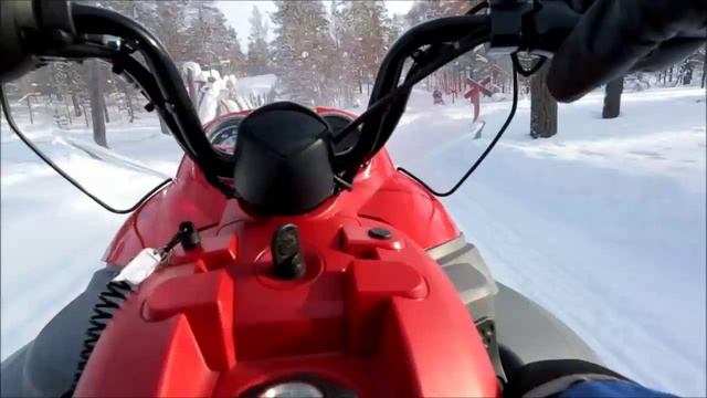 Finland Trip - Sledding and Snowmobiles смотреть онлайн