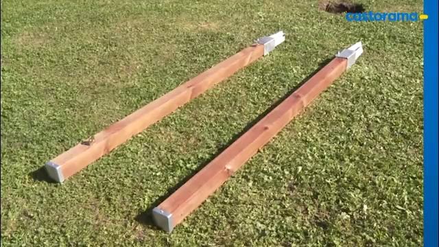 Poser une clôture avec des panneaux en bois (Castorama) смотреть онлайн