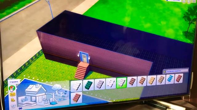 Как построить второй этаж в игре Sims4 на PlayStation 4