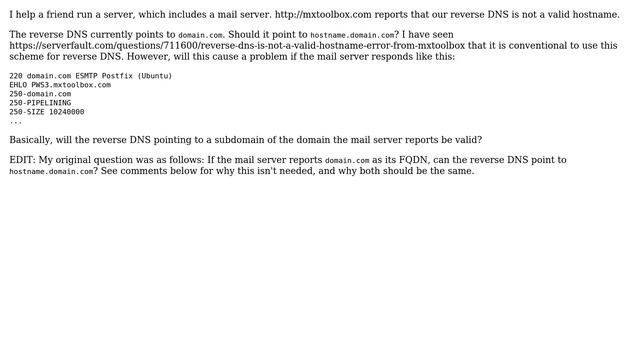 DevOps & SysAdmins: Reverse DNS is not a valid hostname (2 Solutions!!) смотреть онлайн
