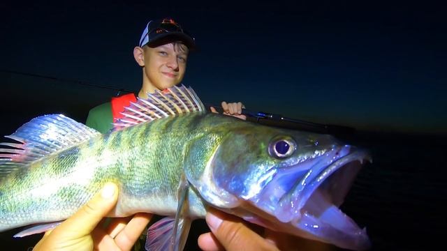 Набомбили ночного судака с сыном! Двухдневная рыбалка на реке Днепр! смотреть онлайн