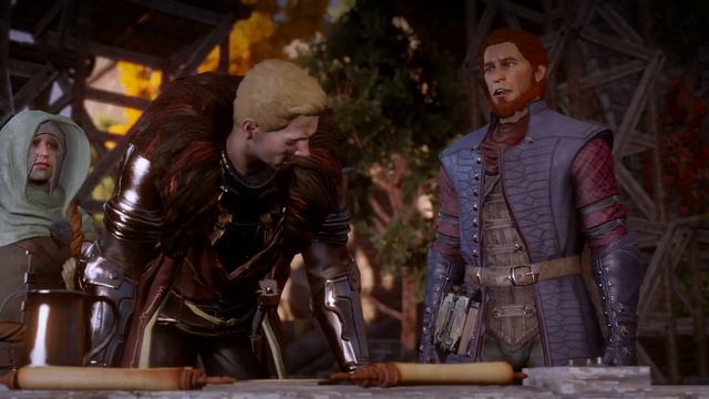Dragon Age Inquisition First Talk with Cullen in Skyhold with MOD Flirt смотреть онлайн