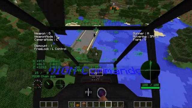 Minecraft AH 64D Apache Longbow смотреть онлайн