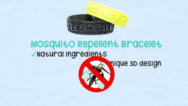 Fend Life mosquito repellent bracelet смотреть онлайн