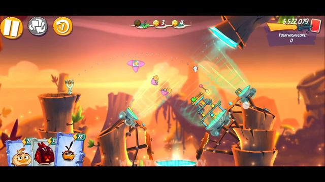 Angry Birds 2 Mighty Eagle Bootcamp Today | New Season | Gameplay Walkthrough | World Gaming TV смотреть онлайн