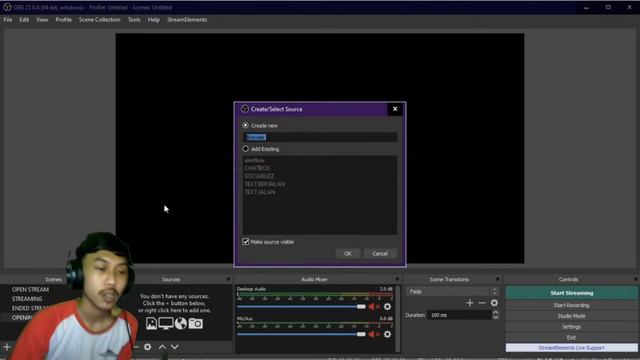 CARA SETTING OBS DENGAN STREAMELEMENT UNTUK STREAMER PEMULA !!! смотреть онлайн