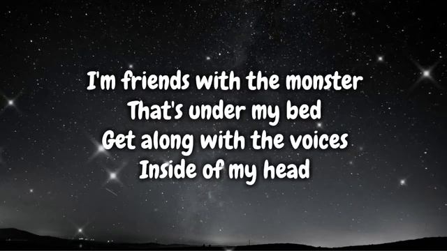 Rihanna, Eminem - Monster (Lyrics Video) 🎤🖤 смотреть онлайн