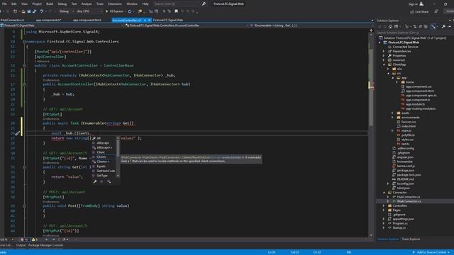 Asp.Net Core 3.0 SignalR смотреть онлайн