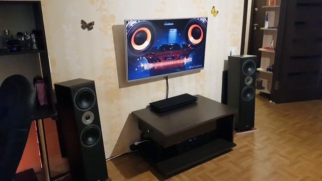 Magnat Monitor Supreme 802 mocca . Denon AVR-X550BT смотреть онлайн