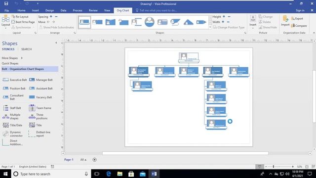 Create organization chart from Excel file using Visio смотреть онлайн