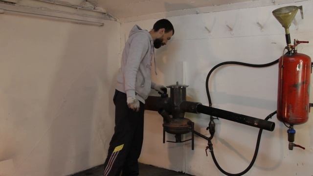 Розжиг печи на отработке смотреть онлайн