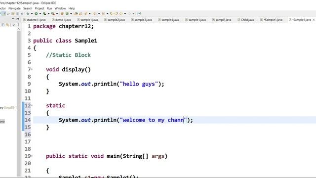 Static Block In Java смотреть онлайн