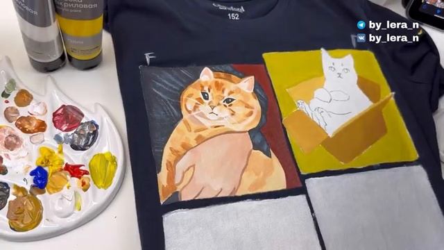 ОБЫЧНЫЙ АКРИЛ или КРАСКИ ДЛЯ ТКАНИ? Наглядно! Роспись и кастом одежды | Как и чем рисовать на одежд смотреть онлайн