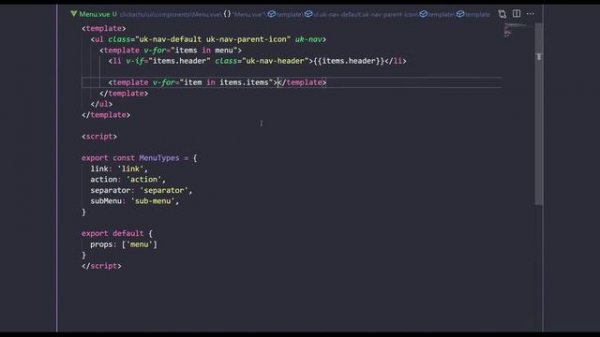 Практика JS Node Vue Electron. 03 Clickachu. Делаем простое главное меню на UI Kit сложным