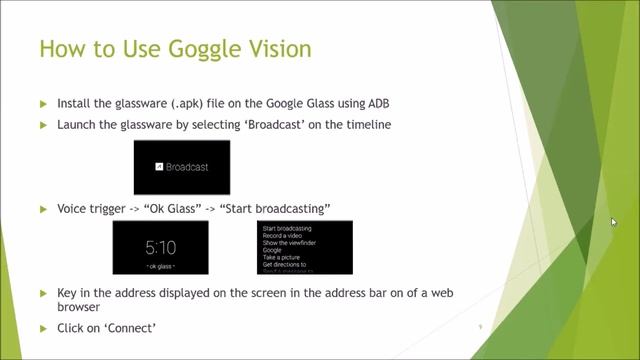 Goggle Vision EEL 6512 Image Processing Course Project Report смотреть онлайн