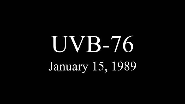 UVB-76 (January 15, 1989) [20:25 UTC] смотреть онлайн