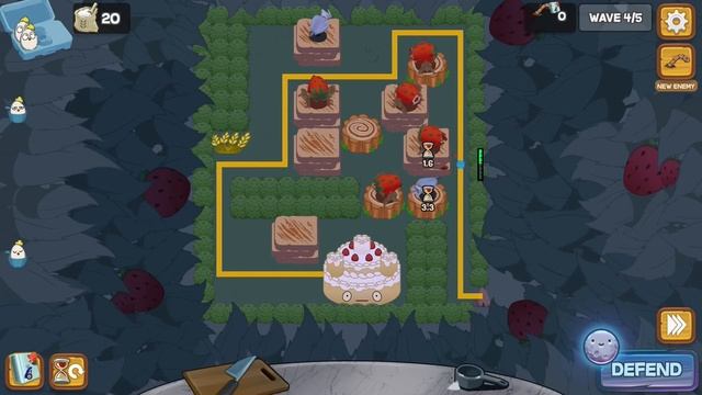 Defend the Cake Tower Defense - Gameplay Android et iOS (iPhone / iPad) par KickMyGeek смотреть онлайн