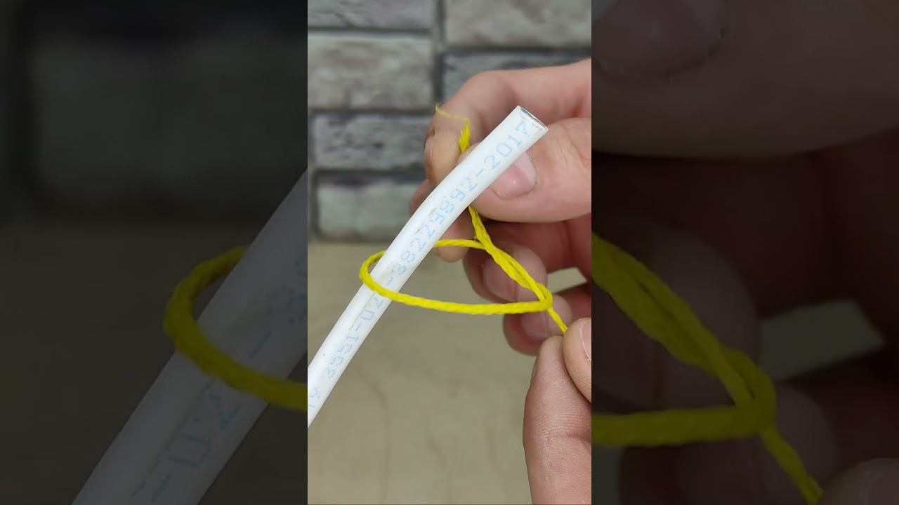 Обязательно запомни эту хитрость! Как можно легко протянуть провод в трубе? #shorts смотреть онлайн