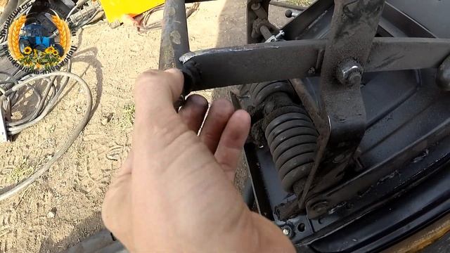 Ремонт сиденья на трактор МТЗ 82 1 нового образца. смотреть онлайн