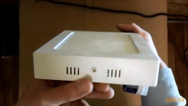 Светильник накл LED-NGS-02S 12W(Вт) 4500К, квадрат смотреть онлайн