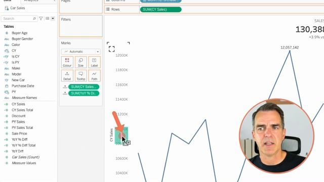 Create 10 ACTIONABLE & IMPACTFUL KPIs in Tableau смотреть онлайн