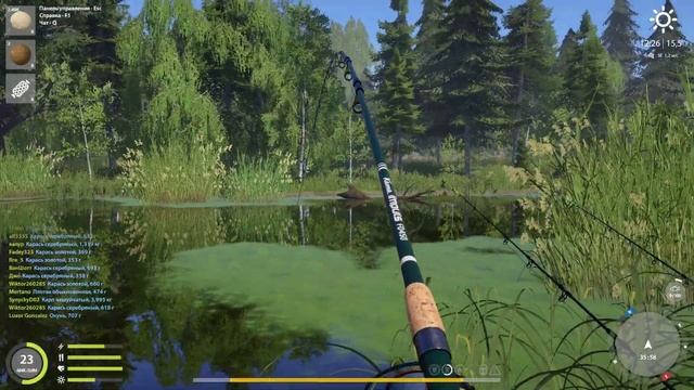 РР4 ОСТРОГ ТРОФЕЙНЫЙ ЛИНЬ / РУССКАЯ РЫБАЛКА 4 ОСТРОГ ТРОФЕЙНЫЙ КАРАСЬ / ЛИНЬ НА ОСТРОГЕ РР4 / RF4