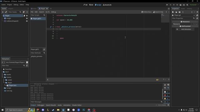 Basic Scripting and Movement | Godot 4.0 Tutorial смотреть онлайн