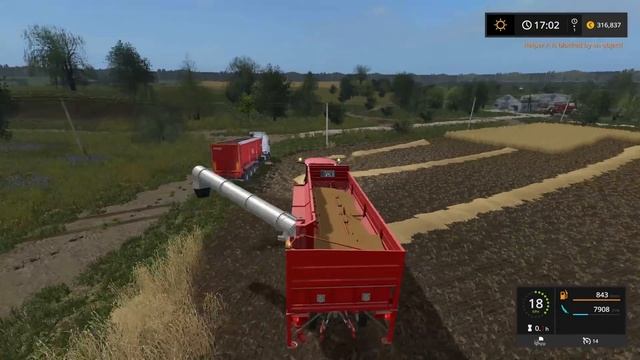 Farming Simulator 2017 - HOLMER TERRA VARIANT 585 & GB25 GRAIN TANK смотреть онлайн